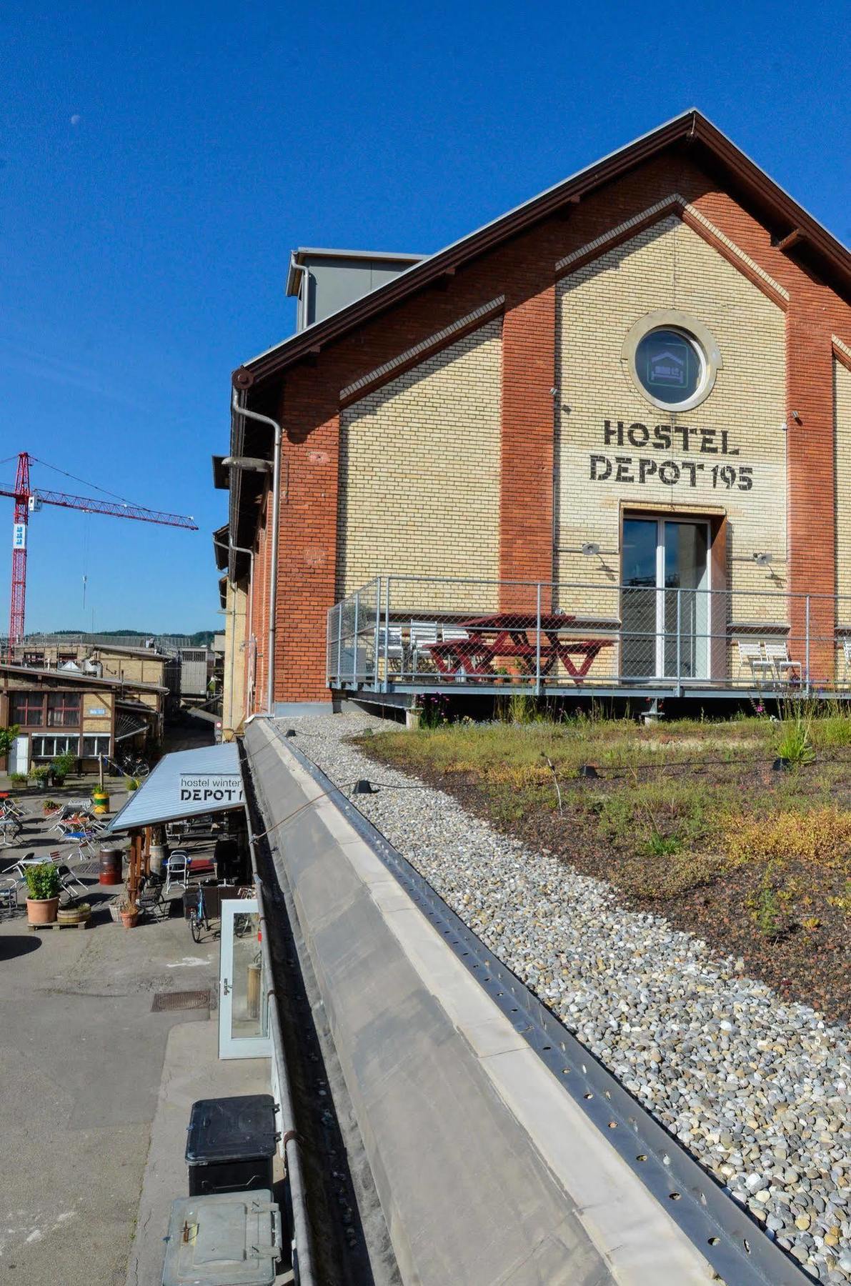 Depot 195 - Hostel Winterthur Exteriör bild